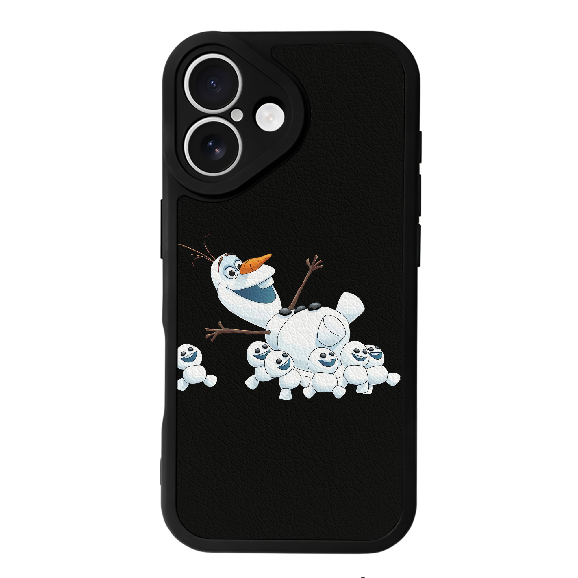 （画像用） アナと雪の女王 アンナ エルサ Frozen Anna Elsa 【iPhone 16シリーズ対応】シリコンスマホケース（レザー調） 材質：シリコン